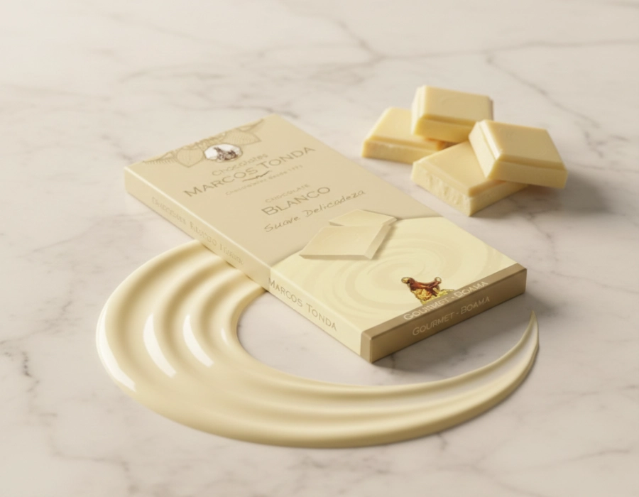 Chocolate Blanco Gourmet Boama, 100g
