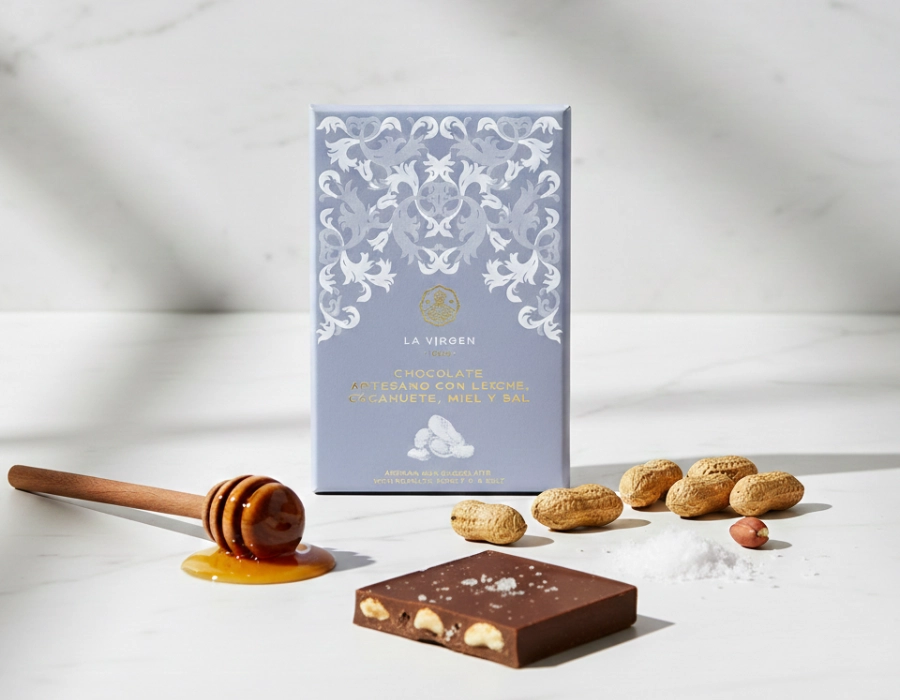 CHOCOLATES MARCOS TONDA I Artisan chocolate with peanut, honey and salt