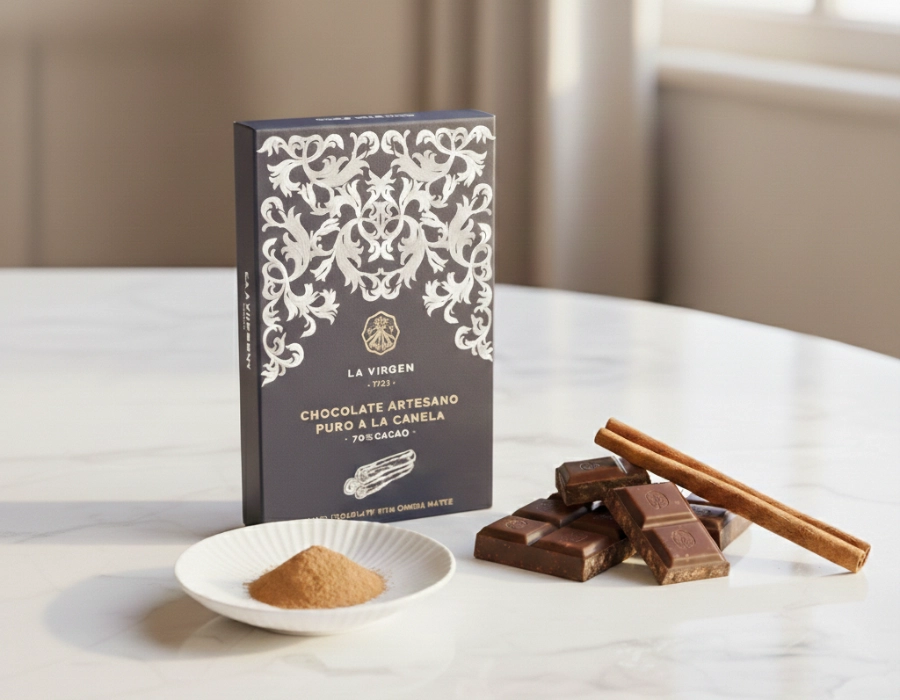 CHOCOLATES MARCOS TONDA I Artisan Dark Chocolate with Cinnamon