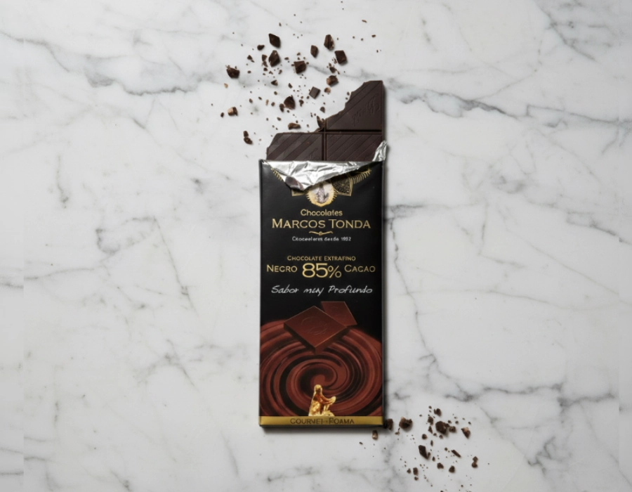 CHOCOLATES MARCOS TONDA I Gourmet dark chocolate Boama (85% cocoa)