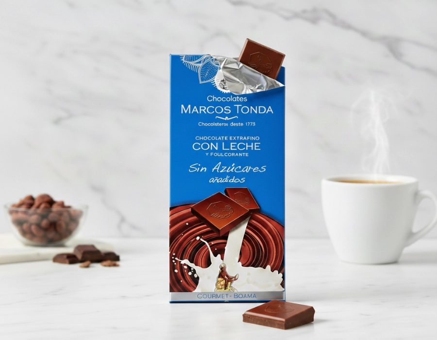 Chocolate con leche gourmet Boama