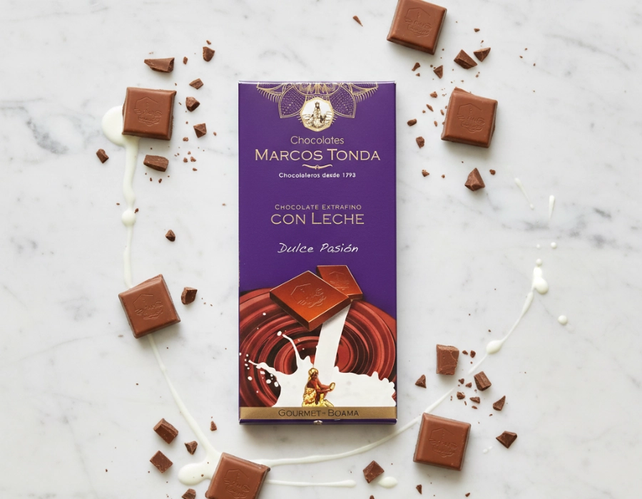 CHOCOLATES MARCOS TONDA I Gourmet milk chocolate Boama - "Dulce Pasión"