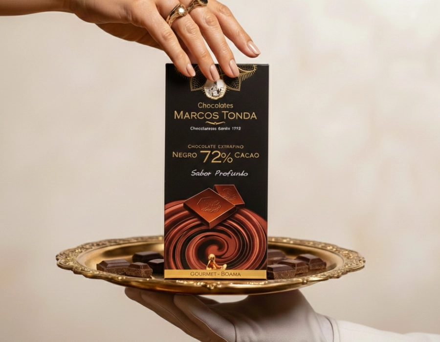 Chocolate negro gourmet Boama - 72% cacao