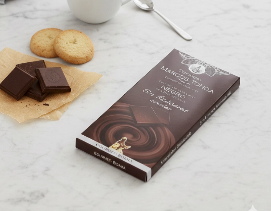 CHOCOLATES MARCOS TONDA I Gourmet dark chocolate Boama (No added sugars)
