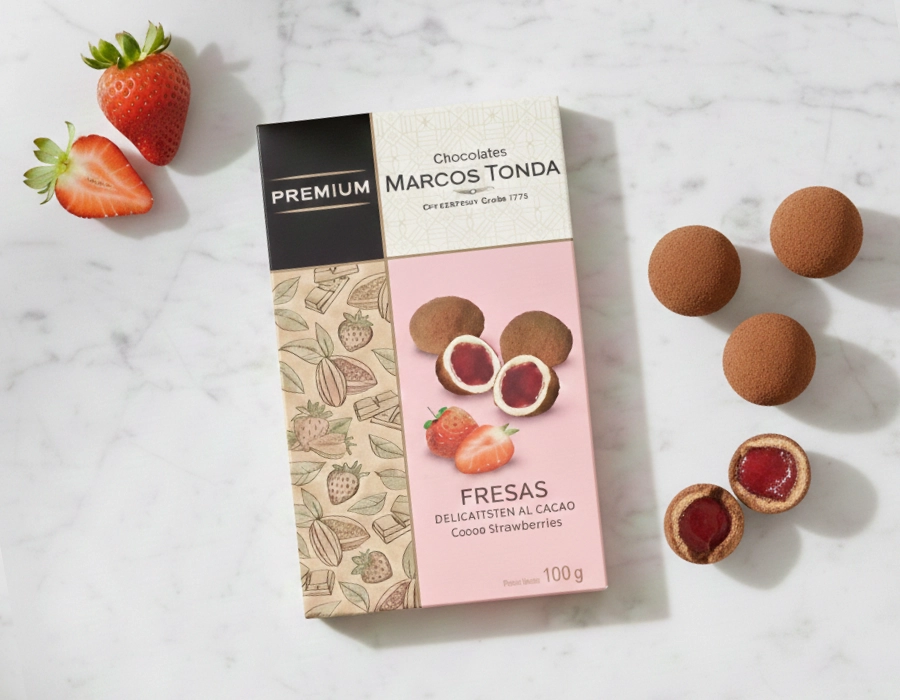 Marcos Tonda I Gourmet strawberries with cocoa