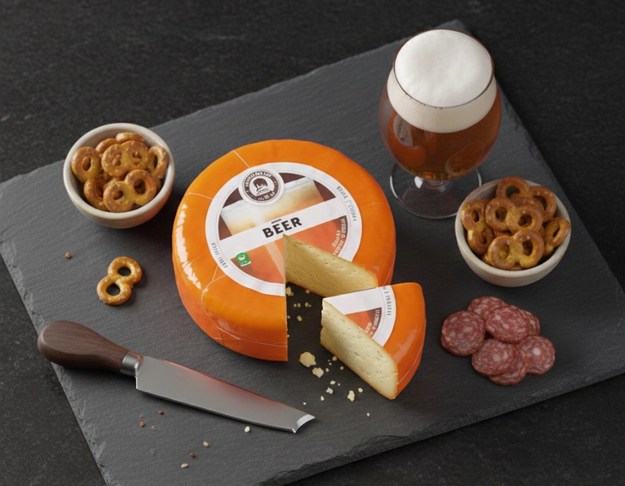 Jonge Koekaas met Bier