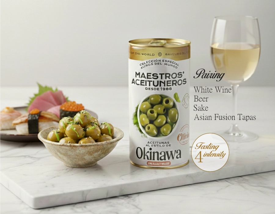 Aceitunas al estilo okinawense