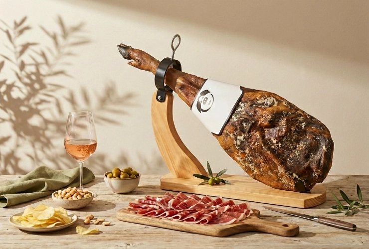 Ibérico shoulder ham - Jamón de Cebo (100%, 75% or 50% Ibérico breed)