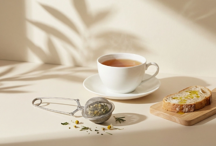 Tea Infuser Tongs (Stainless Steel, 4.5 cm)