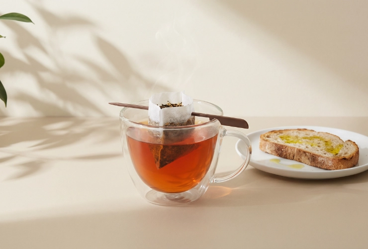 Filtros de papel para té con soporte